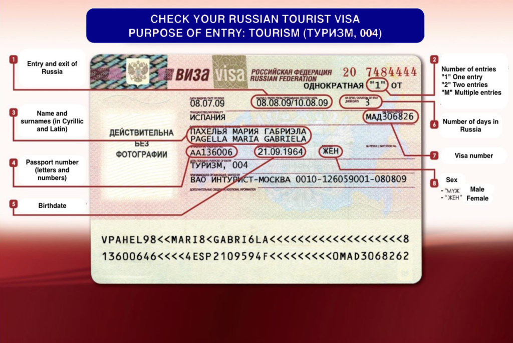 Tourist visa - Russian visa for Indians - Moscowplaces